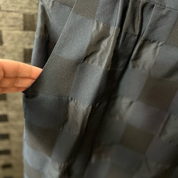 ALI Ro Navy Checkered Scoop neck Sleeveless Sheath dress Size 10 NWOT - Picture 6 of 8